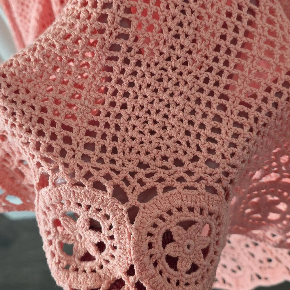 NWT ALLEGRA | Crochet Top L/XL - Picture 7 of 7